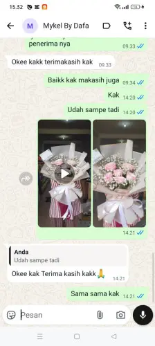 Testimonial Buket Bunga tanagara