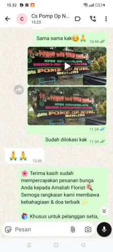 Testimonial Papan Bunga tanagara