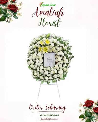 Krans Bunga Duka Cita tanagara